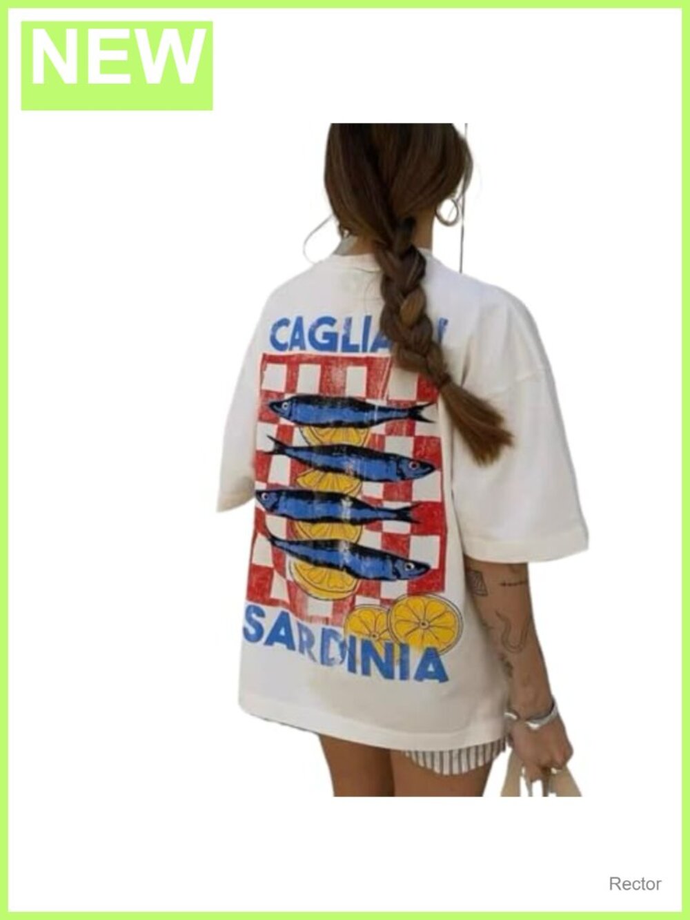 Oversized Strawberry Graphic Tee Short Sleeve Crew Neck Summer Top